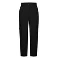 thumbnail image 7 of Generic Mens Linen Cargo Pants Lightweight Elastic Waist Drawstring Casual Loose Summer Beach Yoga Pants with Pockets, 7 of 7