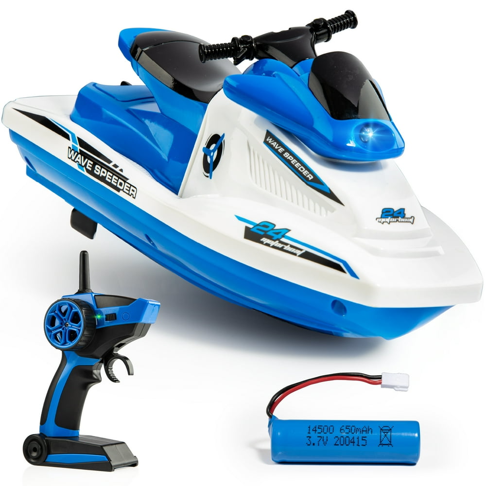 Force1 Wave Speeder | Summer Mini Remote Controlled Blue Motor Boat for ...