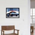 thumbnail image 4 of Nawypu Baby Boy Nursery Canvas Wall Art, Police Car, Transportation Car Artwork Print Wall Decor Framed, Vehicles Truck Nursery Room Paintings Wall Decorations for Baby Boy Room, Ready to Hang, 4 of 4