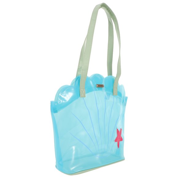 UPGRATOR Tote Transparente Para Con Concha Y Material Impermeable