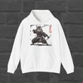 thumbnail image 1 of Samurai Cat Hoodie - Black - S, 1 of 2