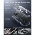 thumbnail image 3 of Funda de teléfono ESR para iPhone 16 Pro con funda transparente de vidrio templado, 3 of 9