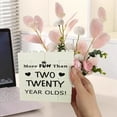thumbnail image 4 of Funny 40th Birthday Novelty Decorative Sign/Plaque Gifts for Women, Men - Happy 40th Birthday Gifts - Best 40th Bday Gift Ideas - 40 Year Old Birthday Present for Friends, Wife, Mom, Sister, 4 of 6