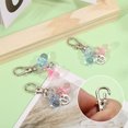 thumbnail image 4 of 3Pcs Acrylic Nuk Pendant Decorations with Alloy Swivel Lobster Claw Clasps Mixed Color 51mm, 4 of 7