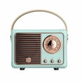 thumbnail image 2 of PEZHADA Haut-Parleur Bluetooth Mini Haut-Parleur Sans Fil, Haut-Parleur Bluetooth Portable pour l'Extérieur avec Son Stéréo Clair Basses, Mini Haut-Parleur Rétro, 2 of 9