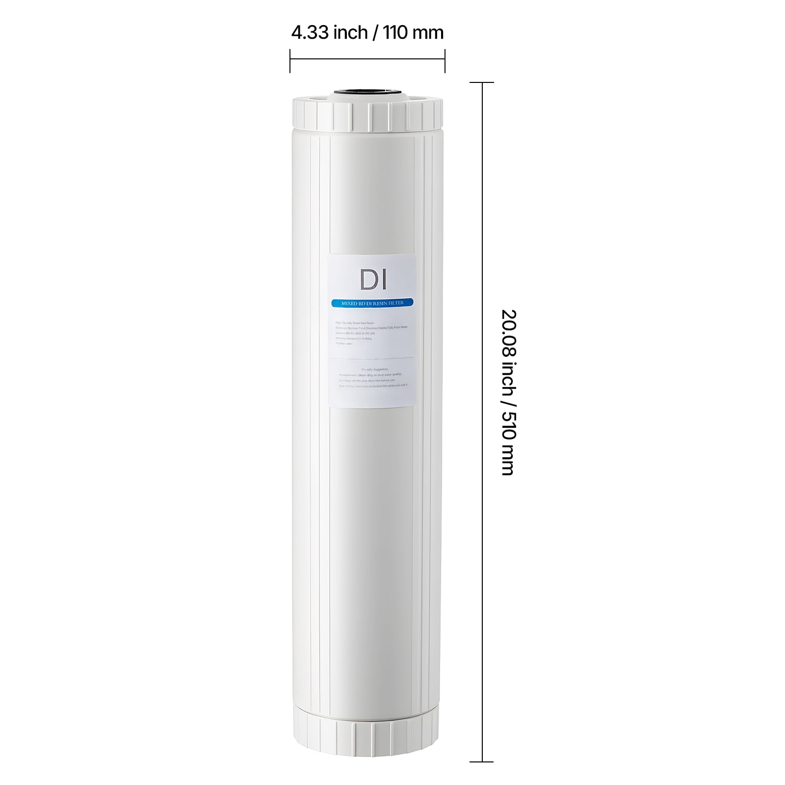 KFFKFF Deionized Filter for Spot-Free Car Wash System, 2 x 4L Mixed-Bed DI Resin Replacement - Compatible with PRS-207SLXC, PRS-TCXC, PRS-TCXC-PT, PRS-207XCGB Deionized Water Systems