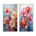 thumbnail image 2 of Designart « Orchidées Rouges en Acrylique Multicolore dans la Représentation II » Ensemble d'Art Mural Encadré d'Orchidées, Ensemble de 2 - Ensemble de Toiles Encadrées Florales Rouges pour Déco de Salon, 2 of 6