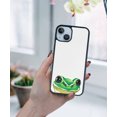 thumbnail image 5 of FINCIBO Soft Rubber Protector Cover Case for Apple iPhone 14 6.1" 2022, Green Frog, 5 of 5