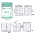 thumbnail image 4 of 132 parches para acné, pegatinas para acné, corrector invisible, parche para acné, mascarilla facial hidrocoloide para eliminar puntos negros., 4 of 6