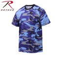 thumbnail image 2 of Rothco Colored Camo T-Shirts - Electric Blue Camo, 2X-Large, 2 of 3