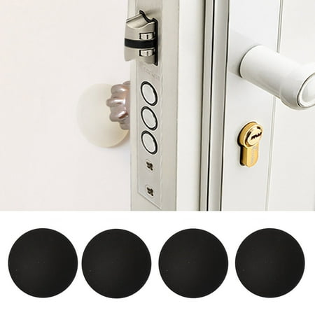 

MRULIC Kitchen supplies Rubber Home Door Doorknob Back Wall Protector Savior Crash Pad + Black