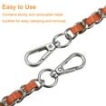 thumbnail image 5 of Uxcell Purse Chain Strap, 47" Purse Strap Shoulder Bag Replacement Strap(Khaki/Silver), 5 of 6
