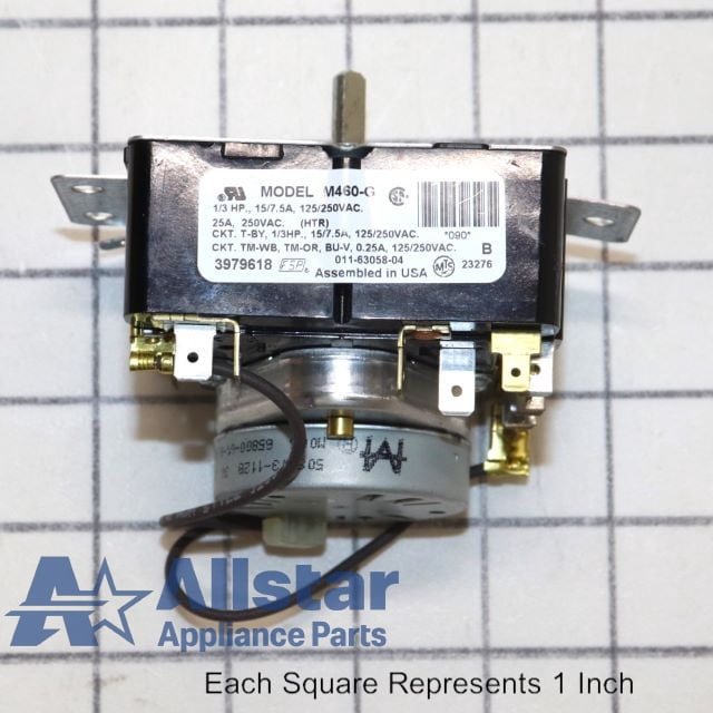 Whirlpool Dryer Timer WP3979618