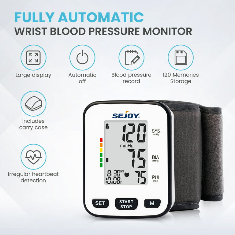 Blood Pressure Monitor-Wrist Cuff Automatic Digital Blood Pressure