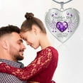 thumbnail image 7 of Rinsvye Daddy' Angelss Dad And A Necklace Daughter Angelss Wingsss Heart Women'S Jewelry Drop Necklace Angelss Wing Necklace Heart Jewelry Necklace For Dad Daughter Heart Memorial Keepsake L, 7 of 7