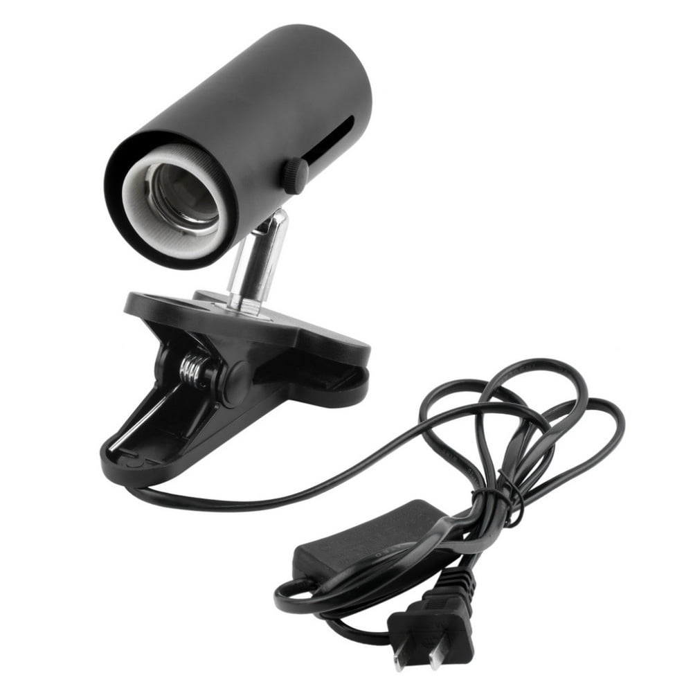 Reptile Lamp Holder Clip Clamp Lamp Fixture for Lizard Fish Heat Lamp Habitat Lighting Holder ...