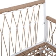 thumbnail image 5 of Christopher Knight Home Boho Outdoor Lounge Chairs with Handwoven Rope, Steel Frame, Beige and Natural, Set of 2, 5 of 12