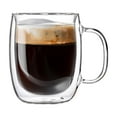 thumbnail image 2 of JS Gourmet - Ensemble de 2 Tasses en Verre à Double Paroi, Capacité de 250 ml, 2 of 3