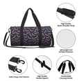 thumbnail image 4 of Easygdp Bat Purple Bolsa de Viaje, Bolsa de Mano, Bolsa de Gimnasio, Bolsa de Equipaje para Viaje, 4 of 6