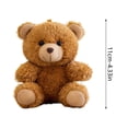 thumbnail image 4 of Honeplcked Teddy Bear Stuffed Animals, Small Brown Teddy Bear Plush Toy Birthday Christmas Valentines Day Gift for Kids Girl Friends on Clearance, 4 of 8