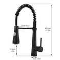 thumbnail image 2 of Pull-Down Kitchen Faucet With Dual Function Sprayhead In All-Brite Spot Free Stainless Steel With LED Black, 2 of 7
