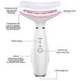 thumbnail image 4 of Dispositivo de belleza para el rejuvenecimiento de la piel para rostro y cuello. Estiramiento del cuello con tecnologías LED, térmicas y de vibración de triple acción que levanta, 4 of 5