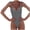 1-Gray, variant on Ersazi Bikini Sets for Women One-Piece Swimsuit With Micro Elastic Suspender And Open Back Bikini Swimsuit Gray M