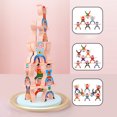thumbnail image 4 of Gwong Juguete 16pcs lindo figura edificio edificio puzzle apilamiento equilibrio juego educación niños juguete Gwong 30005314, 4 of 7