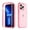 Glitter Hot Pink, variant on AMZER Crusta Hybrid Full Body Case for iPhone 13 Pro Max with Built-in Screen Protector - Glitter Rose Gold