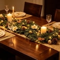 thumbnail image 3 of 2026 Christmas Indoor Home Decor Simulated Green Rattan Family Fireplace Decoration Christmas Thanksgiving Artificial Decoration Christmas Red Fruit Rattan, 3 of 3