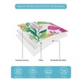 thumbnail image 4 of Full Size Quilt Bedding Set, Flowers Leaves Reversible Summer Quilt 3 Pieces, Tropical Summer Botanical Watercolor Lightweight Bedspreads Coverlets with 2 Pillow Shams for All Seasons, 4 of 5