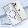 thumbnail image 4 of ELEHOLD Case for iPhone 16 Pro, Shockproof Magnetic Clear Case for Wireless Charging,Raised Edges for Camera & Screen Protection,Gray, 4 of 10
