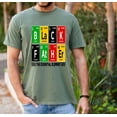 thumbnail image 2 of Black Father The Essential Element T-Shirt – Periodic Table Style Gift Tee – Funny Father's Day Shirt for Black Dads, Science Inspired Graphic Tee for Men, 2 of 7