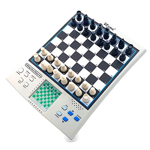 iCore Talking Electronic Chess Master Pro Set Power Brain 14 Games in 1 Checkers for sale online 