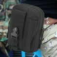thumbnail image 5 of Riñonera Táctica Deportiva Militar para Exteriores, 2 Unidades, Cinturón de Estrategia Deportiva, Monedero, Funda para Teléfono Móvil de 6 Pulgadas, Estilo Militar, 5 of 5