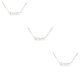 thumbnail image 5 of Collar de amistad Qarigey Doce signos del zodiaco Cáncer Plata, 5 of 6