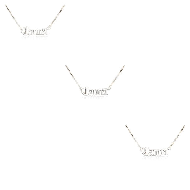 Sonducket Doce signos del zodiaco carta amistad collar DIY cómodo delicado encanto colgante para amante Festival regalos cáncer plata Type1 NO1 Sonducket CBP222052