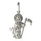 thumbnail image 2 of JOYARIS Dijes Santa Muerte En Plata Solida 925 + Cadena Plata 925 DM-0000555, 2 of 4