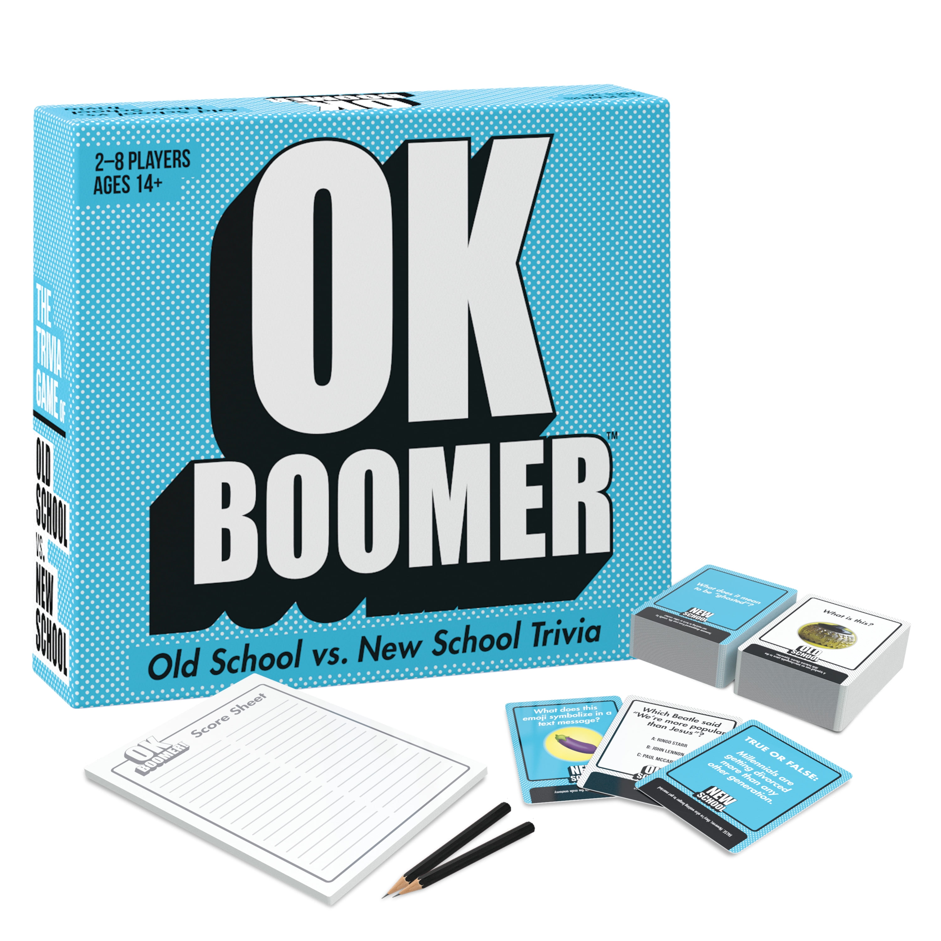 Jogo de perguntas e respostas Goliath OK BOOMER!