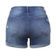 thumbnail image 4 of MKLEKYY Pantalones Cortos Casuales Para Mujer Pantalones Cortos De Mezclilla Perforados Elásticos Para Mujer, 4 of 4
