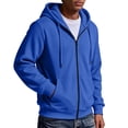 thumbnail image 6 of UDAUDU Zip Up Hoodies For Men Lightweight Oversized Long Sleeve Work Fleece Pullover Comfortable Streetwear With Pocket XL, 6 of 8