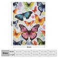 thumbnail image 4 of COMIO  Butterfly Throw Blanket Smooth Lightweight Soft Print Blanket for Travelling Camping Gift Kid Adult, 4 of 6