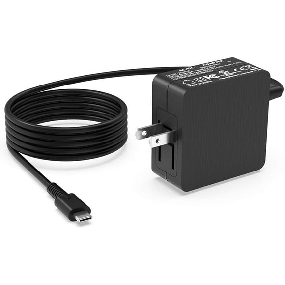 UL Listed Type C AC Charger Fit for Acer Chromebook Spin Swift N16Q14 CB5-312T R751T R751TN N17W2 N16Q10 N17Q8 C732