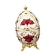 thumbnail image 2 of Estuche europeo para palillos de dientes, ideal para centros de mesa de fiestas. Blanco Dorado y Rojo, 2 of 9