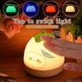 thumbnail image 4 of Veilleuse Fraise Citron, Lampes de Chevet à Intensité Réglable Rechargeables par Usb, Veilleuse Colorée Décor pour Chambre/bureau/couloir, 4 of 5