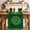 Green, variant on St. Patrick's Day Table Runner 72 Inches, Farmhouse Lucky Leaves Stripes Border Bed Runner Dresser Scarves Tabletop for Indoor Outdoor Parties/Ceremony/Banquet, 18" x 72"