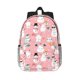 thumbnail image 1 of Easygdp Cute Pink Snowman Cat Mochila Ligera de 15 Pulgadas para Estudiantes, Mochila Cómoda para la Escuela y Viajes, Correas Ajustables, 1 of 6