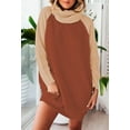 thumbnail image 2 of LAICAIW Robe Chandail Longue Ample à Col Roulé Oversize pour Femmes, 2 of 5