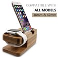 thumbnail image 4 of EYIIYE 2 In 1 Bamboo Charging Station Desktop Holder for  Watch Phone, 4 of 8