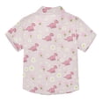 Dailycode Small Short Sleeve Button Down Shirts Cute Little Dinosaur ...